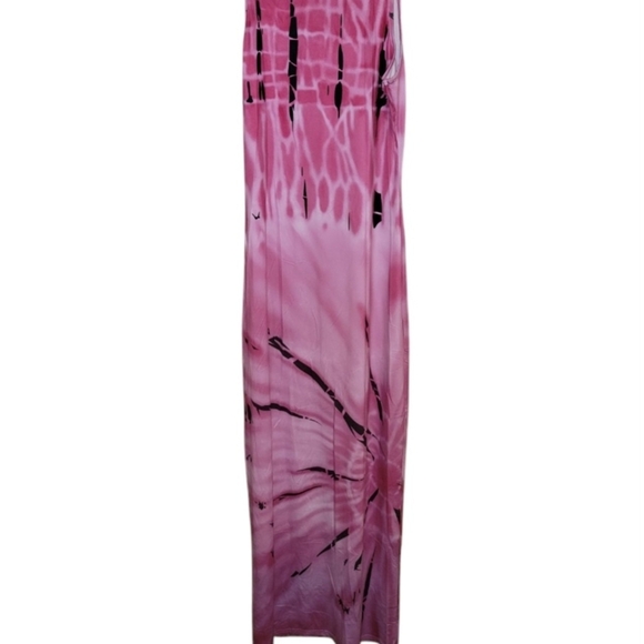 Pink Tie-Dye Maxi Dresses - Picture 6 of 6
